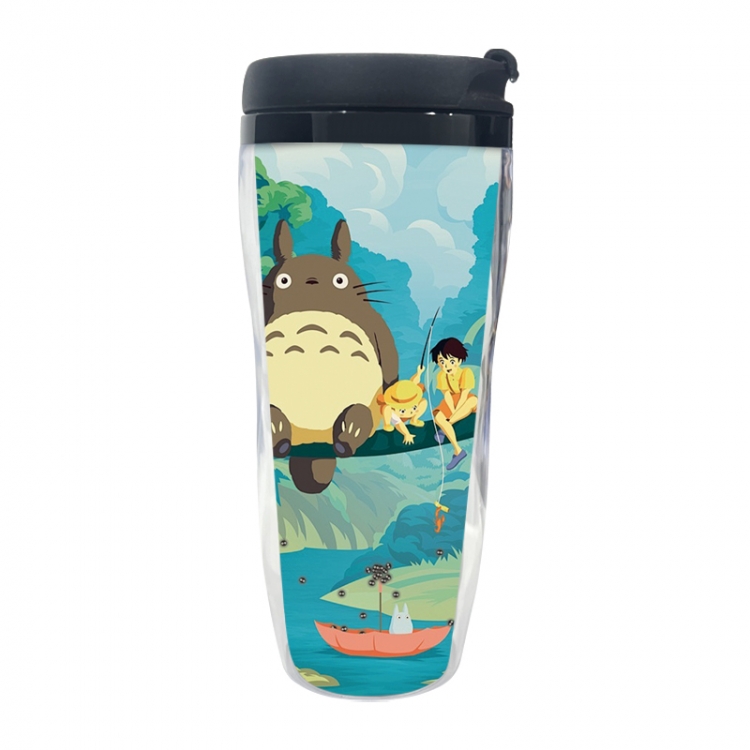 TOTORO Anime double-layer insulated water bottle and cup 350ML