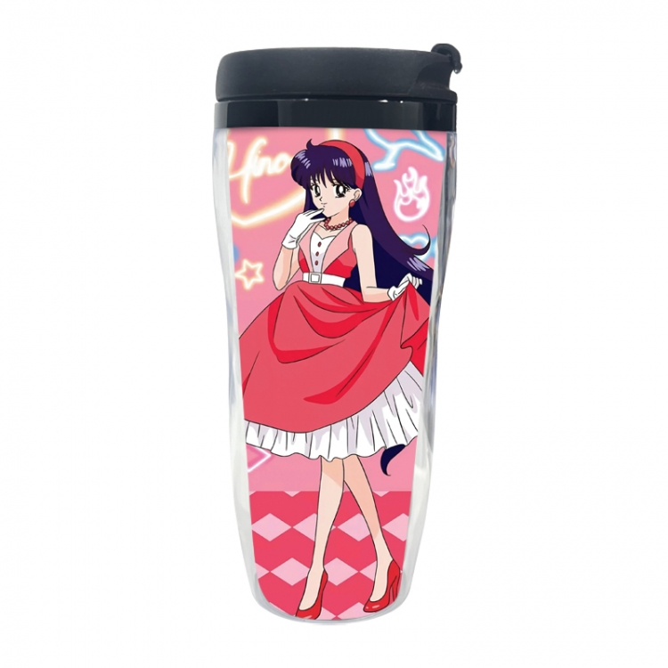 sailormoon  Anime double-layer insulated water bottle and cup 350ML