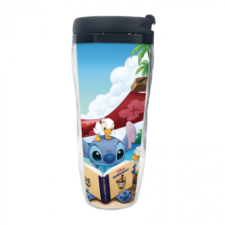 Lilo & Stitch Anime double-layer insulated water bottle and cup 350ML