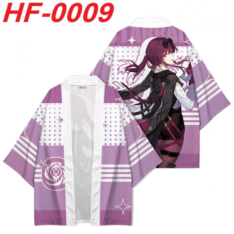 Honkai: Star Rail Anime digital printed French velvet kimono top from S to 4XL  HF-0009