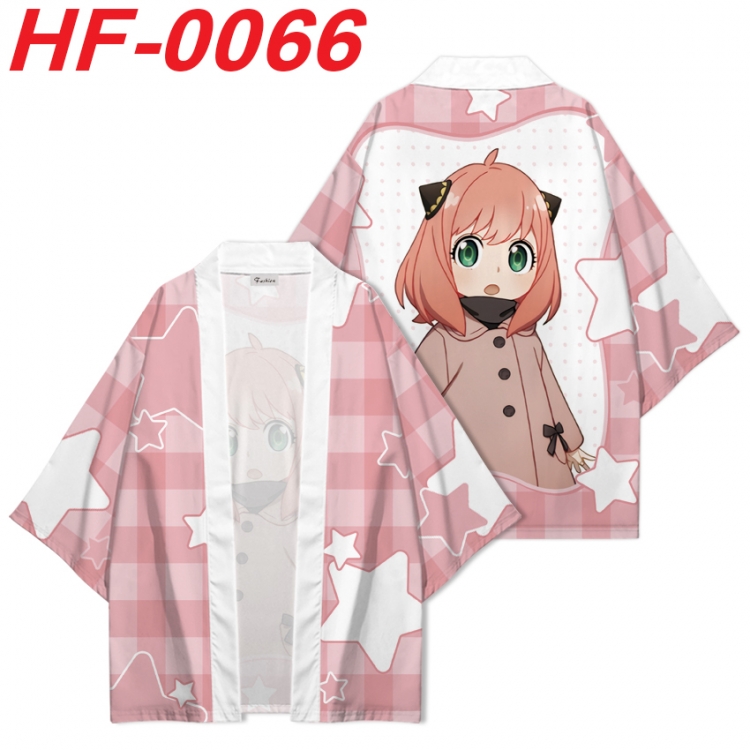 SPYxFAMILY Anime digital printed French velvet kimono top from S to 4XL  HF-0066