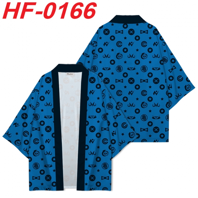 DRAGON BALL Anime digital printed French velvet kimono top from S to 4XL  HF-0166