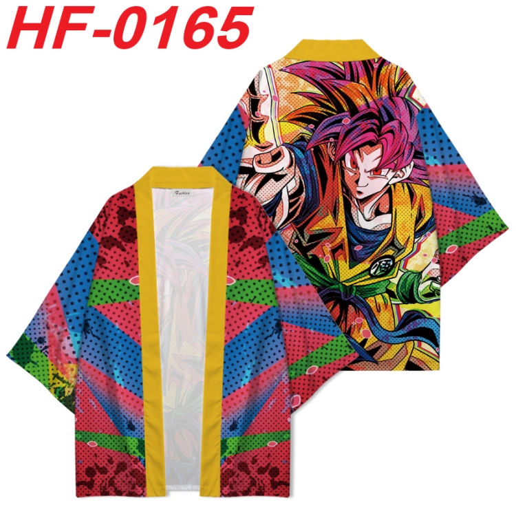 DRAGON BALL Anime digital printed French velvet kimono top from S to 4XL  HF-0165