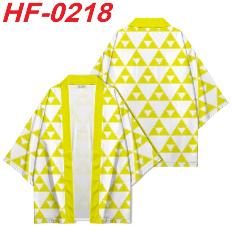 The Legend of Zelda Anime digital printed French velvet kimono top from S to 4XL HF-0218