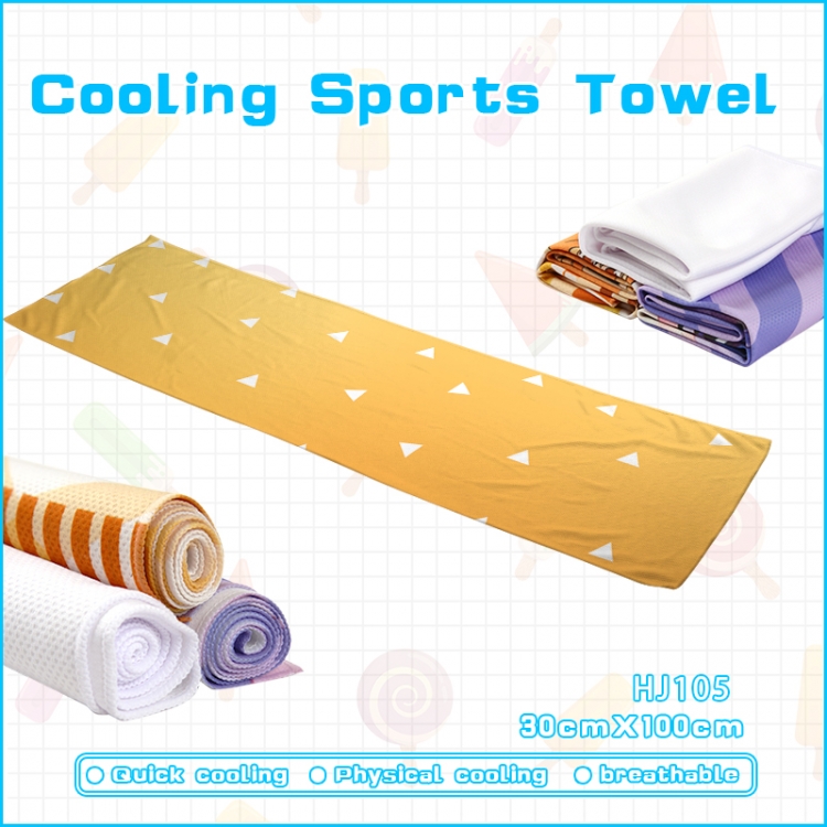 Demon Slayer Kimets anime Cooling Sports Towel 30X100CM HJ105