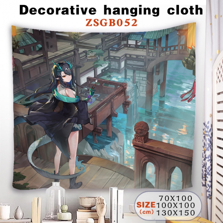 Arknights Anime tablecloth decoration hanging cloth 130X150 supports customization