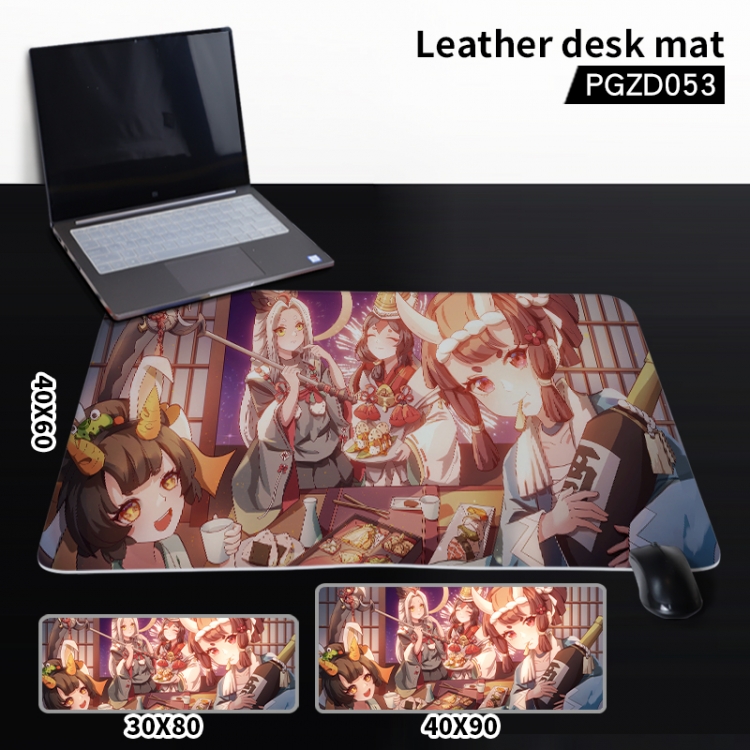 Onmyoji Anime leather desk mat 40X90cm PGZD53