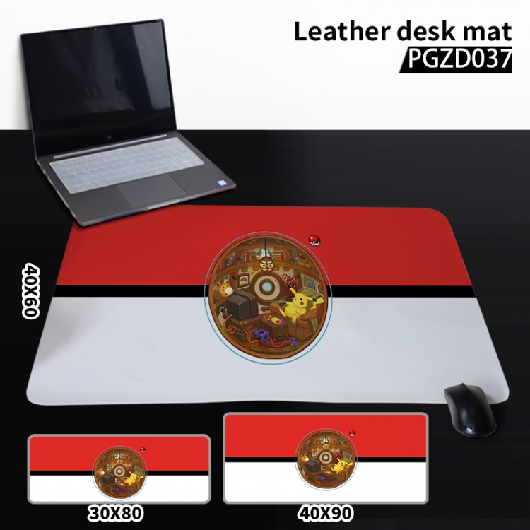 Pokemon Anime leather desk mat 40X90cm PGZD37