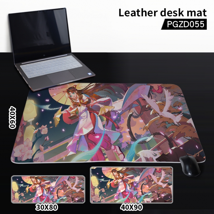 Onmyoji Anime leather desk mat 40X90cm PGZD55