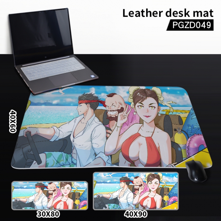Street Fighter Anime leather desk mat 40X90cm PGZD49