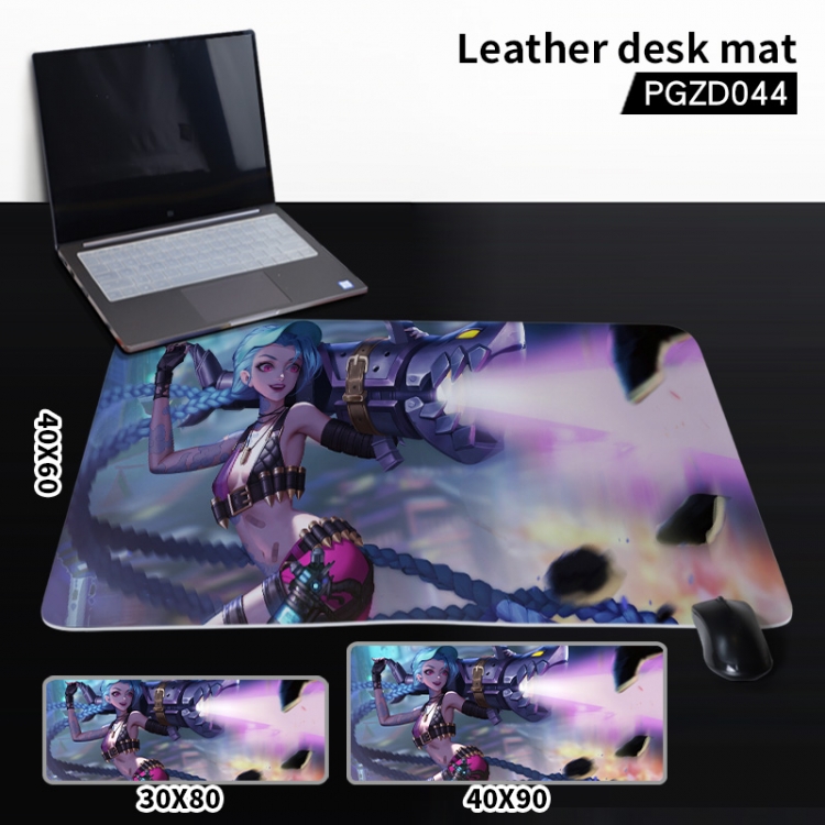 LOL Anime leather desk mat 40X90cm PGZD44