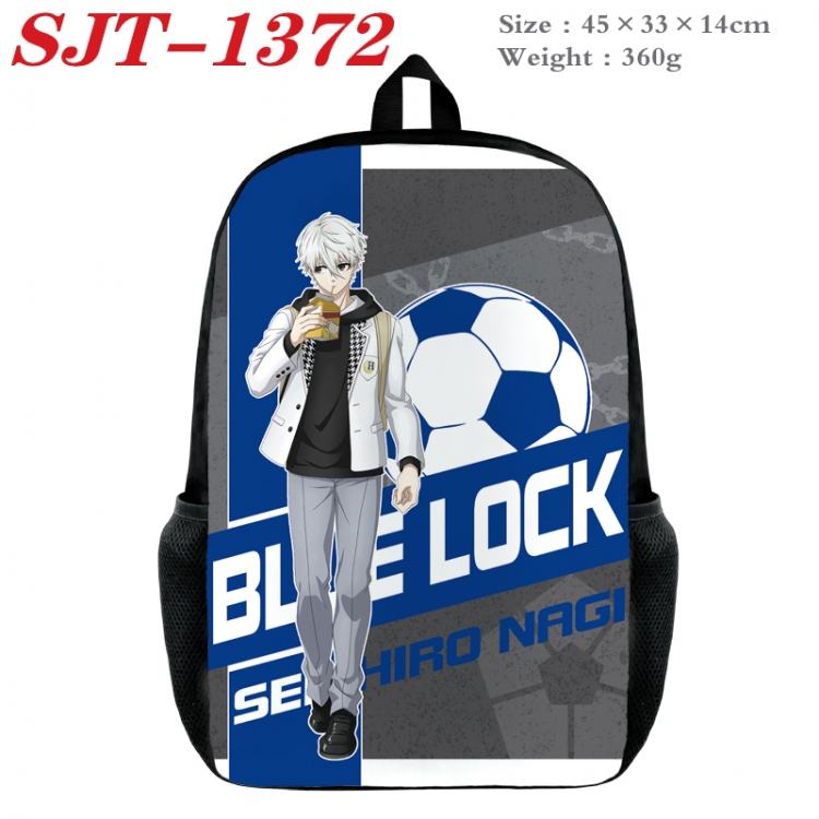 BLUE LOCK Anime nylon canvas backpack student backpack 45x33x14cm