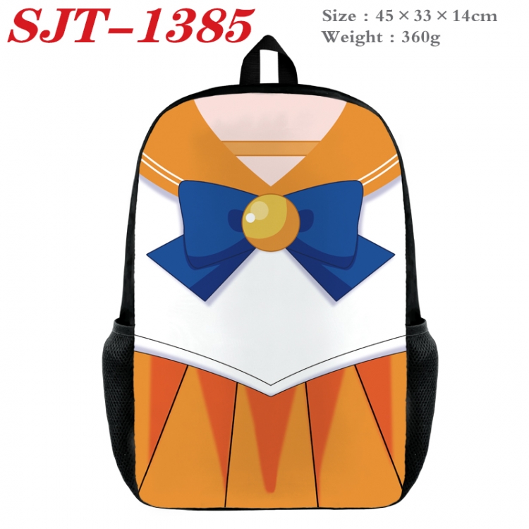 sailormoon Anime nylon canvas backpack student backpack 45x33x14cm