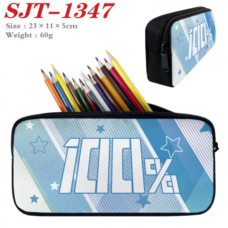 Mob Psycho 100 Anime nylon student pencil case 23x11x5cm