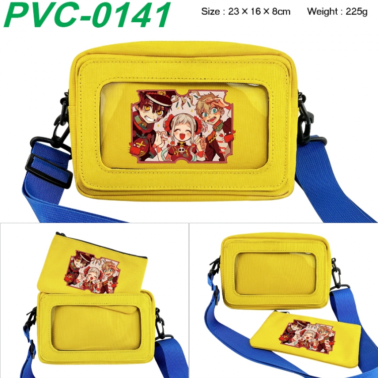 Toilet-bound Hanako-kun Anime PVC transparent small shoulder bag 23x16x8cm