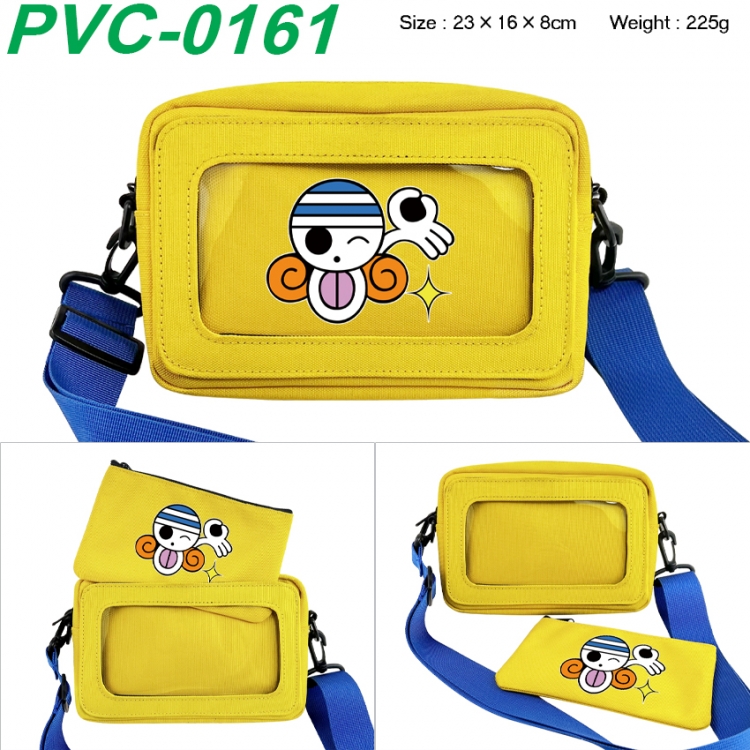 One Piece Anime PVC transparent small shoulder bag 23x16x8cm