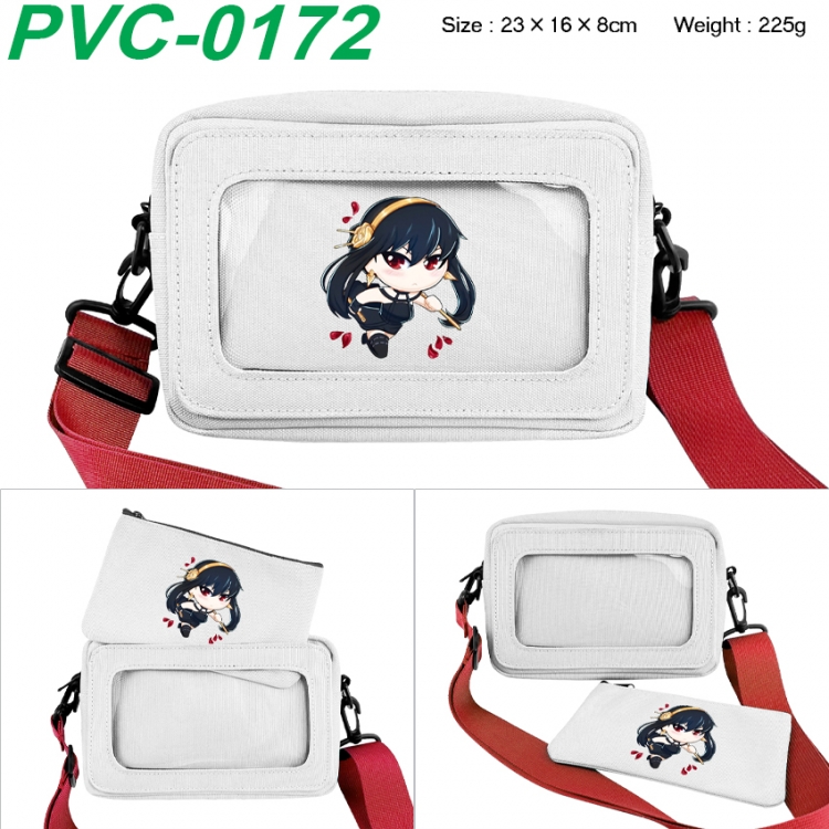 SPY×FAMILY Anime PVC transparent small shoulder bag 23x16x8cm