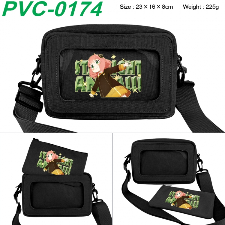 SPY×FAMILY Anime PVC transparent small shoulder bag 23x16x8cm