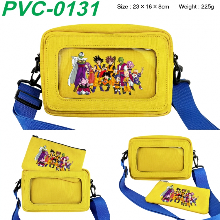 DRAGON BALL Anime PVC transparent small shoulder bag 23x16x8cm