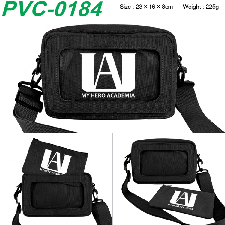 My Hero Academia Anime PVC transparent small shoulder bag 23x16x8cm