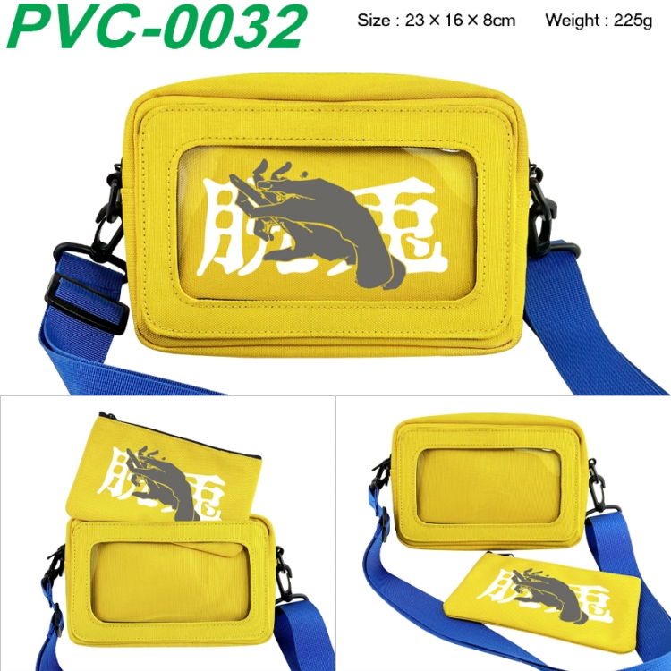 Jujutsu Kaisen Anime PVC transparent small shoulder bag 23x16x8cm