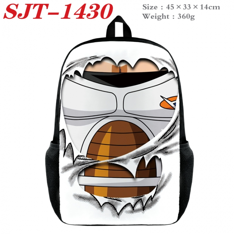 DRAGON BALL Anime nylon canvas backpack student backpack 45x33x14cm  SJT-1430