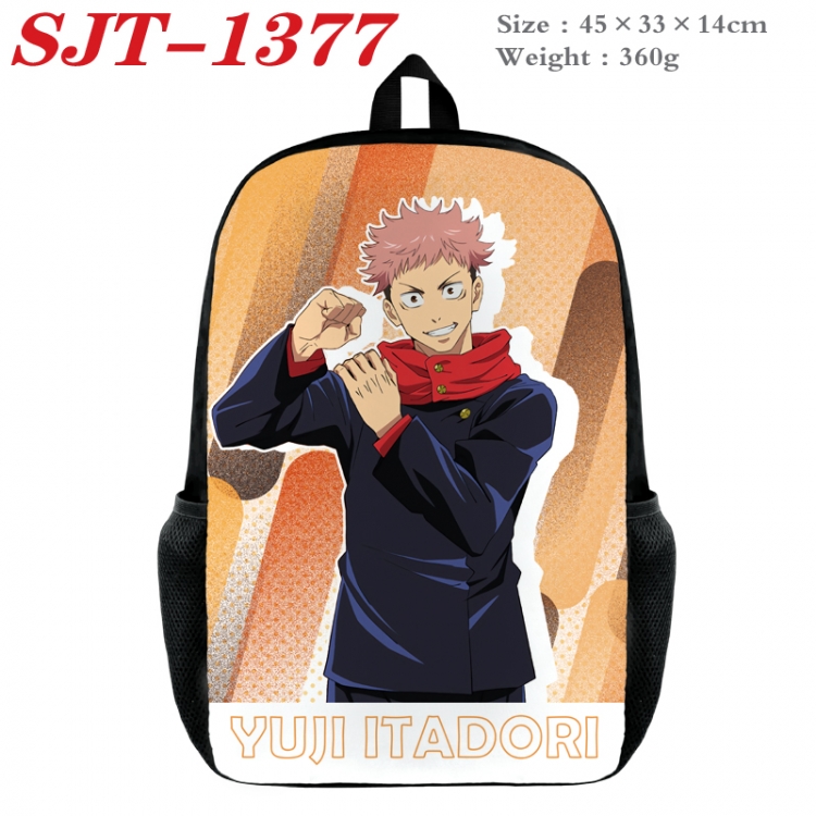 Jujutsu Kaisen Anime nylon canvas backpack student backpack 45x33x14cm
