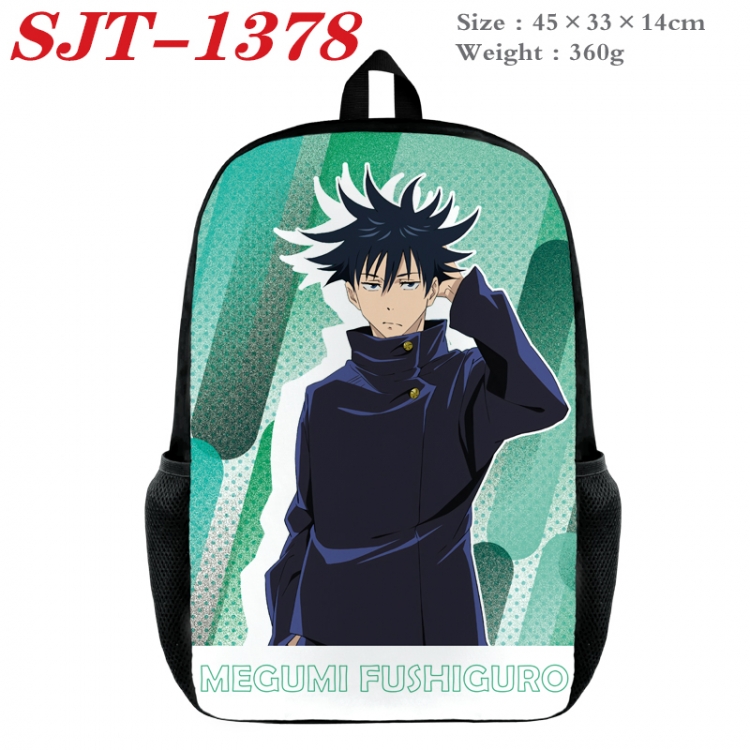 Jujutsu Kaisen Anime nylon canvas backpack student backpack 45x33x14cm