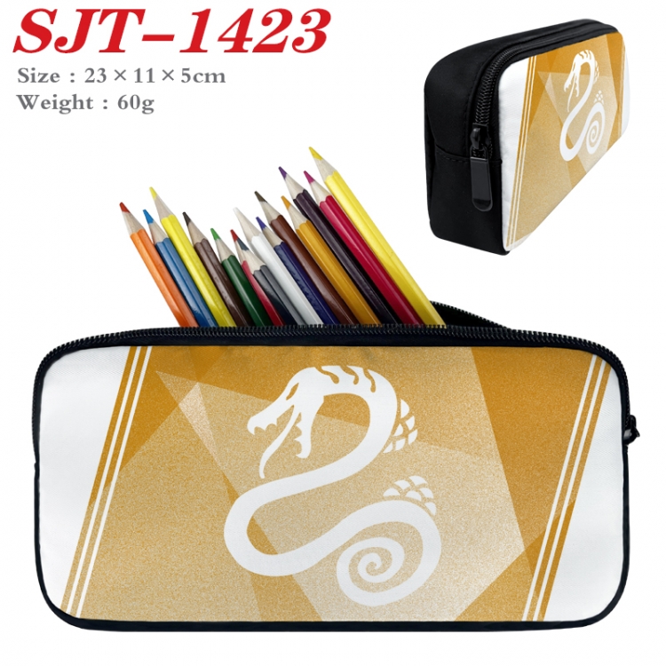 The Seven Deadly Sins Anime nylon student pencil case 23x11x5cm   SJT-1423