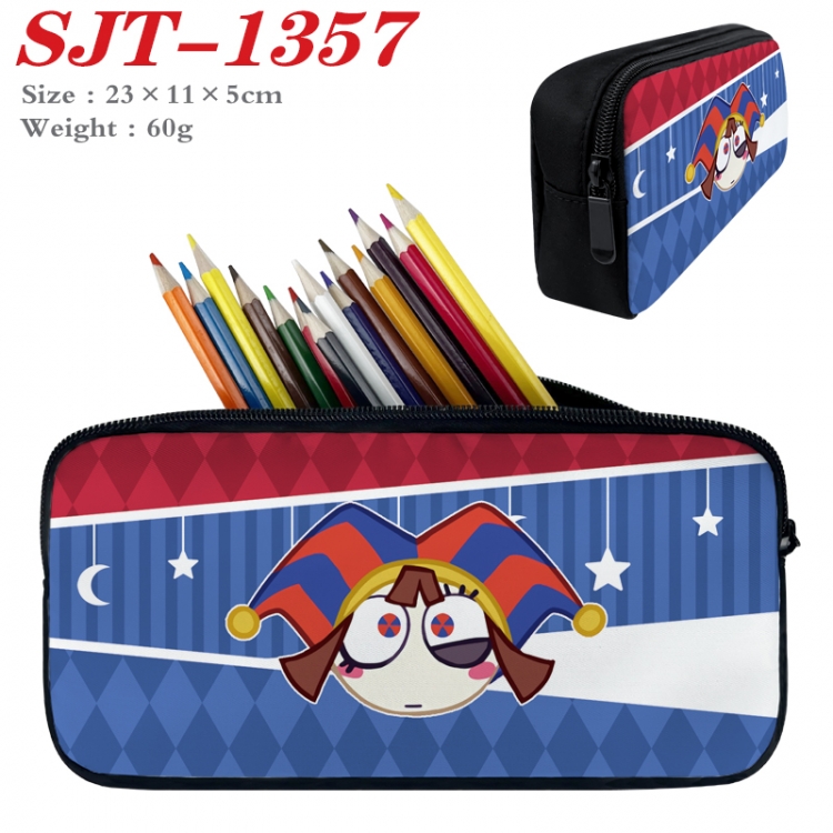 The Amazing Digital Circus Anime nylon student pencil case 23x11x5cm 