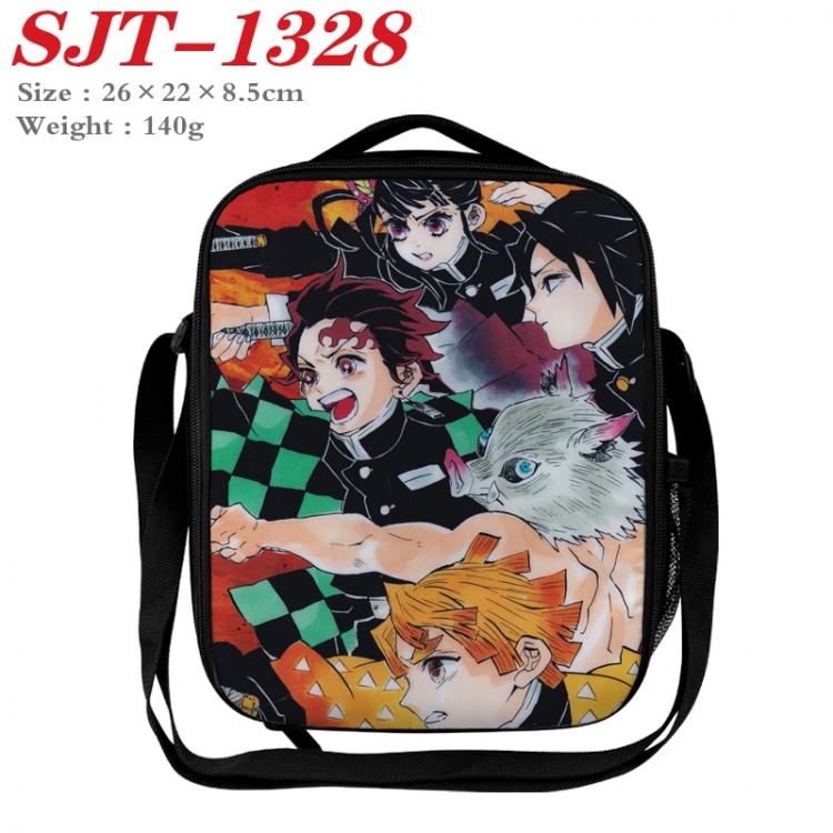 Demon Slayer Kimets Anime Lunch Bag Crossbody Bag 26x22x8.5cm  SJT-1328