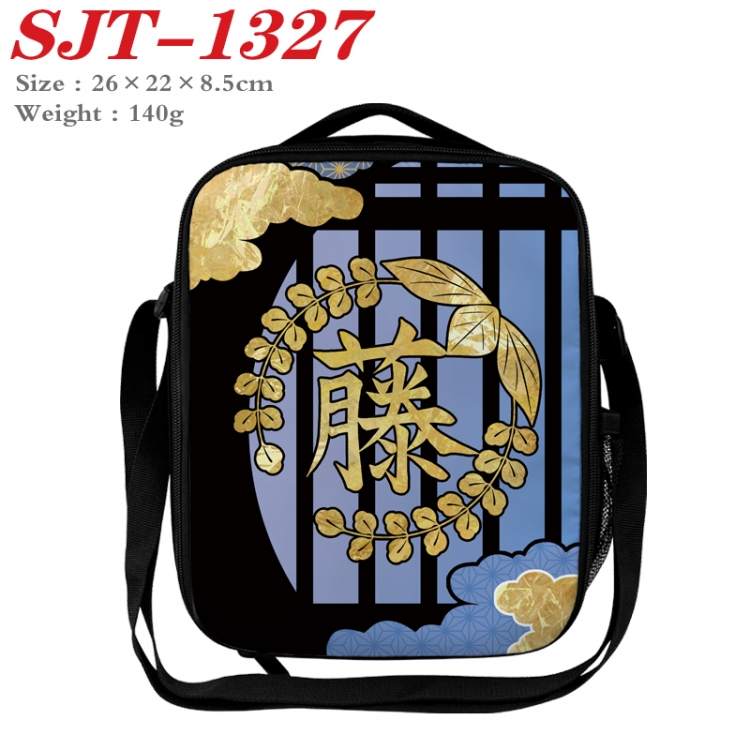 Demon Slayer Kimets Anime Lunch Bag Crossbody Bag 26x22x8.5cm  SJT-1327