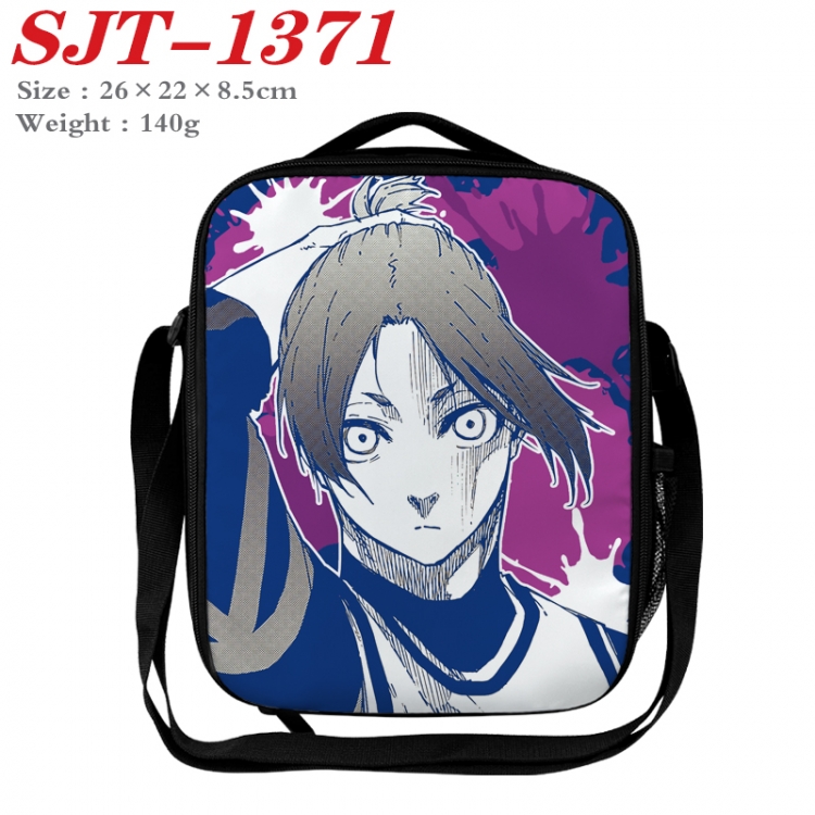 BLUE LOCK Anime Lunch Bag Crossbody Bag 26x22x8.5cm 