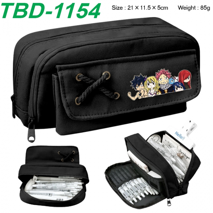 Fairy tail Anime waterproof large capacity stationery box pencil case 21x11.5x5cm 85g