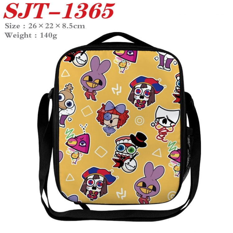 The Amazing Digital Circus Anime Lunch Bag Crossbody Bag 26x22x8.5cm