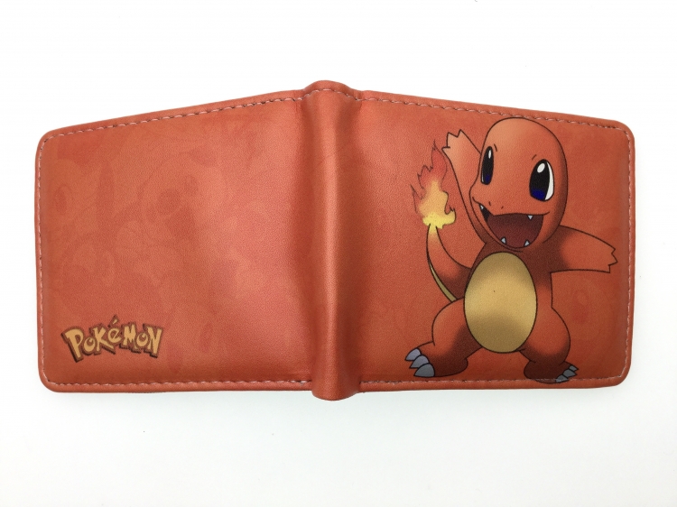 Pokemon Anime two fold  Short wallet 11X9.5CM 60G 