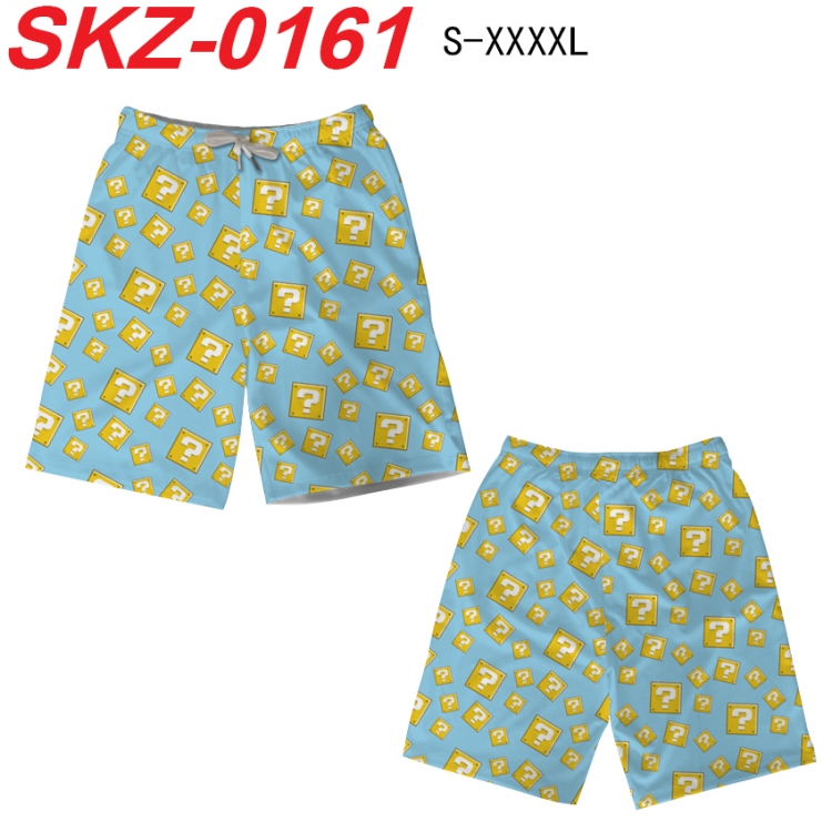 Super Mario Anime full-color digital printed beach shorts from S to 4XL SKZ-0161