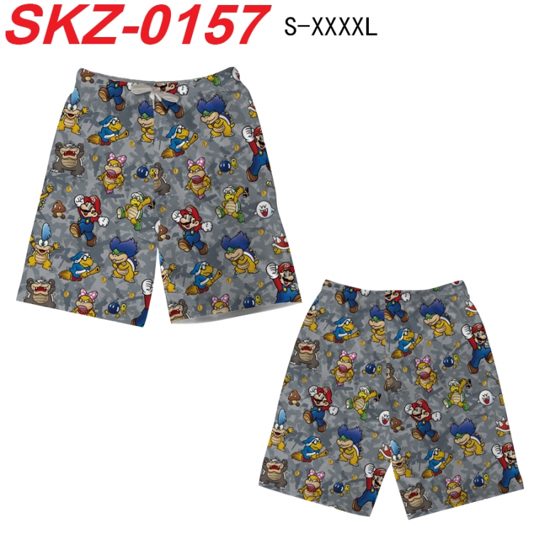 Super Mario Anime full-color digital printed beach shorts from S to 4XL SKZ-0157