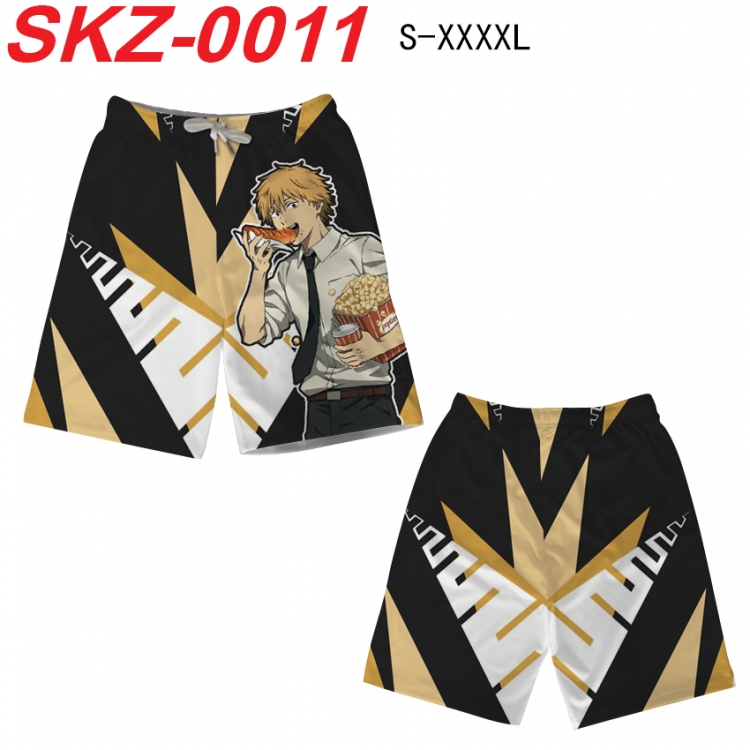 Chainsawman Anime full-color digital printed beach shorts from S to 4XL SKZ-0011
