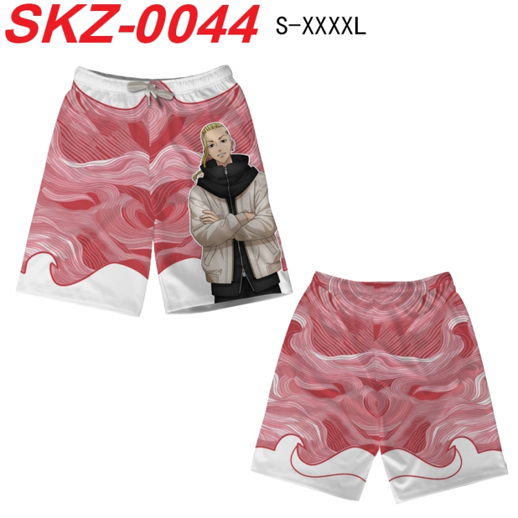 Tokyo Revengers Anime full-color digital printed beach shorts from S to 4XL SKZ-0044