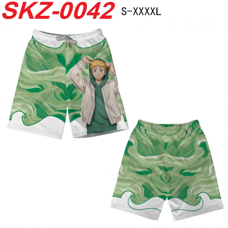 Tokyo Revengers Anime full-color digital printed beach shorts from S to 4XL SKZ-0042
