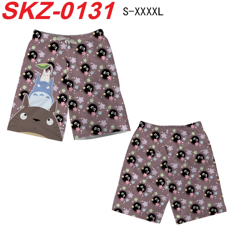 TOTORO Anime full-color digital printed beach shorts from S to 4XL SKZ-0131