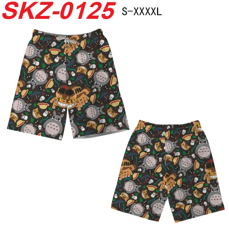 TOTORO Anime full-color digital printed beach shorts from S to 4XL SKZ-0125