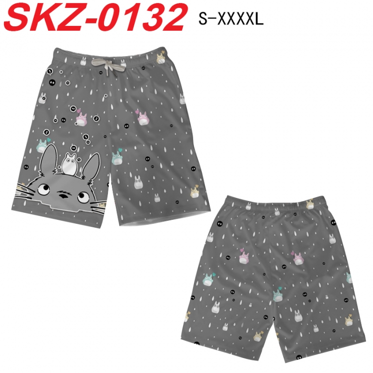 TOTORO Anime full-color digital printed beach shorts from S to 4XL  SKZ-0132