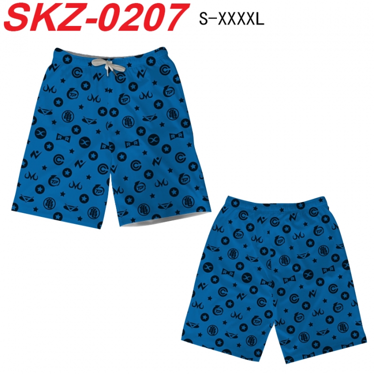 DRAGON BALL Anime full-color digital printed beach shorts from S to 4XL SKZ-0207