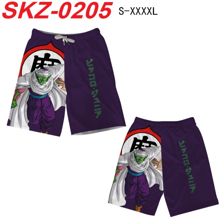 DRAGON BALL Anime full-color digital printed beach shorts from S to 4XL SKZ-0205