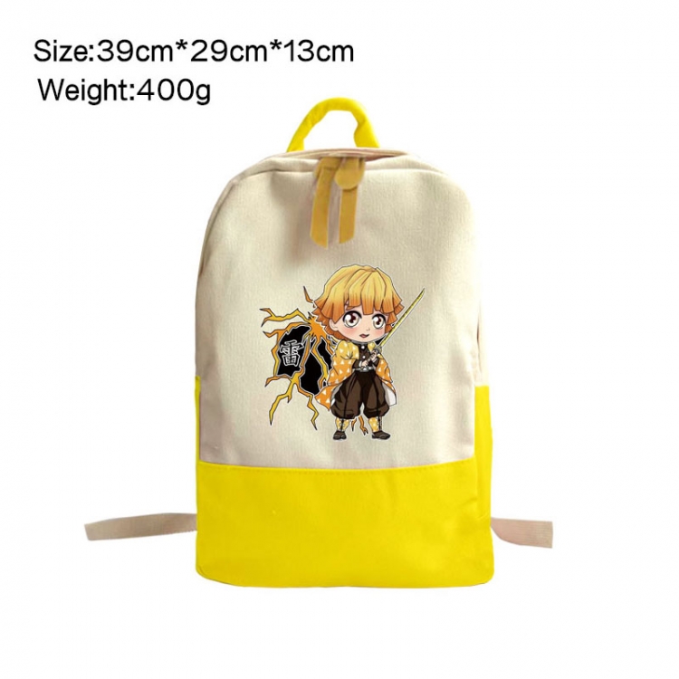 Demon Slayer Kimets Anime Surrounding Canvas Colorful Backpack 39x29x13cm