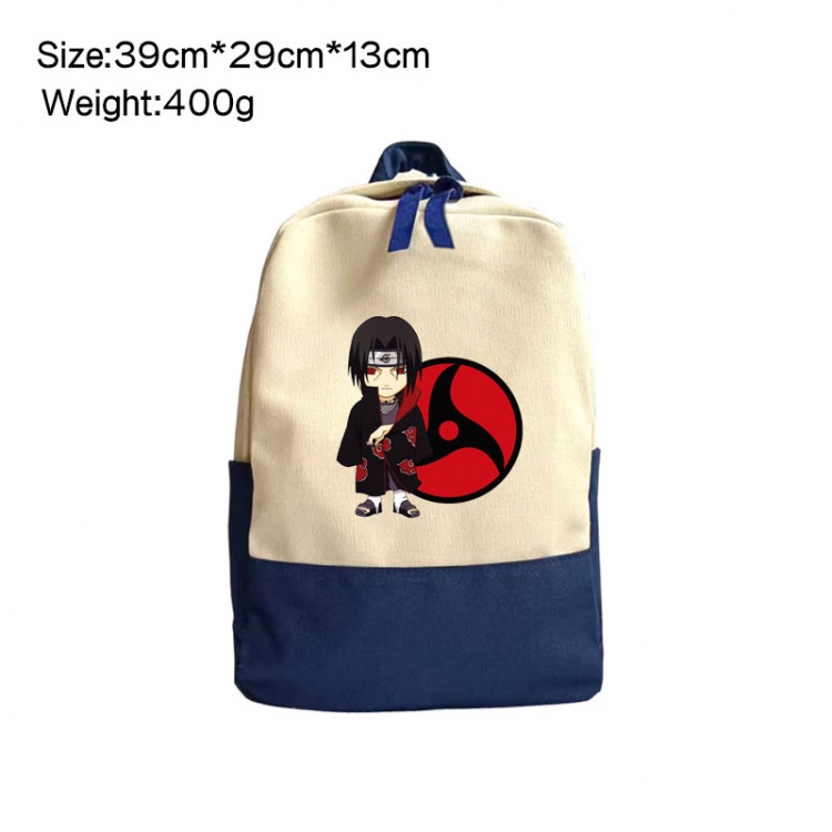Naruto Anime Surrounding Canvas Colorful Backpack 39x29x13cm