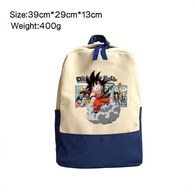 DRAGON BALL Anime Surrounding Canvas Colorful Backpack 39x29x13cm