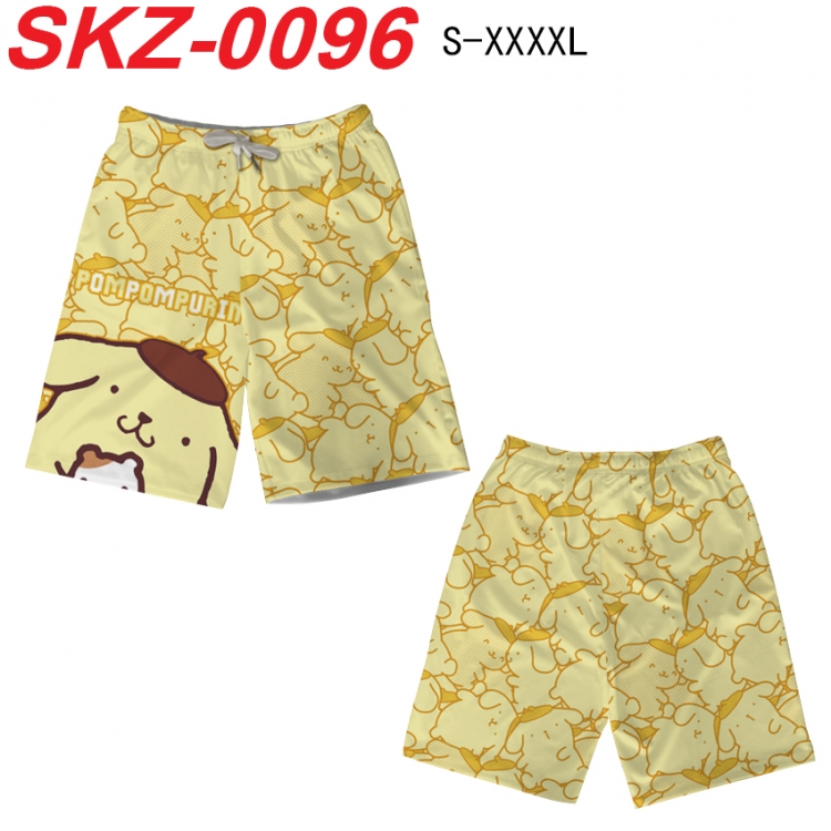 sanrio Anime full-color digital printed beach shorts from S to 4XL SKZ-0096